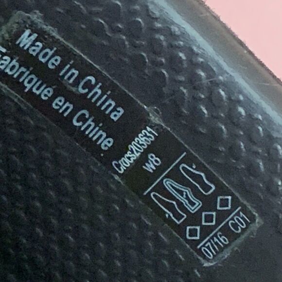 CROCS Women's Sarah Belted Clogs Brown Tan Suede Leather Strap Style 203631 Sz 8 - Picture 10 of 10